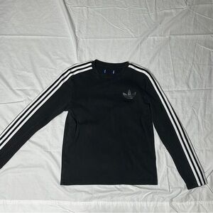 Adidas Men Black Long Sleeve Shirt